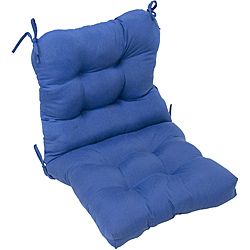 Outdoor Marine Blue Seat/ Back Chair Cushion