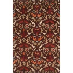 Hand tufted Brown Mayall Polyester Rug (36 X 56)