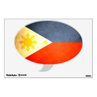 Sun kissed Philippines Flag Wall Skin