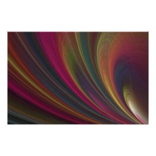 Colorful Soft Sand Waves Poster