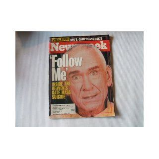 Newsweek Magazine April 7 1997 Follow Me Heaven's Gate Suicide Newsweek Magazine Books