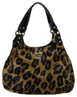 Coach Madison Ocelot Leopard Animal Print Maggie Bag Purse Brown Clothing