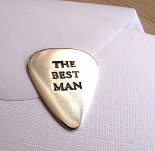 personalised wedding plectrum by melinda mulcahy