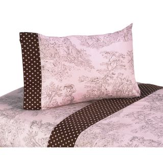 Sweet Jojo Designs 200 Thread Count Toile Bedding Collection Sheet Set