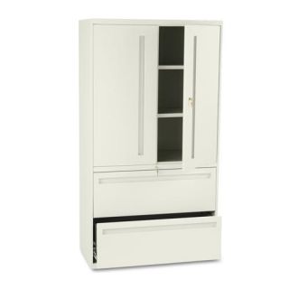 Hon 700 Series 36 inch Wide 2 drawer Putty Lateral File Cabinet