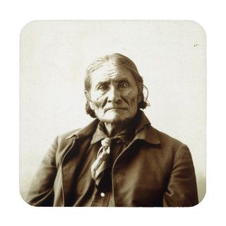 Geronimo (Guiyatle) Apache Native American Indian Drink Coaster