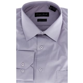 Unity Nick Inc Mens Modern fit Dress Shirt, Grey Grey Size L