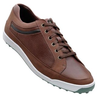 Footjoy Mens Contour Casuals Brown Golf Shoes