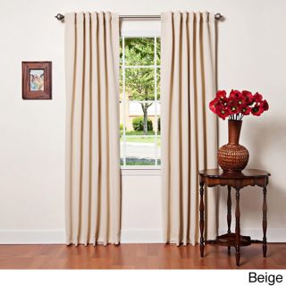 None Insulated Thermal Blackout 84 inch Curtain Panel Pair Beige Size 52 x 84