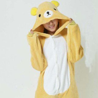 Triline Kigurumi Pajamas Anime Cosplay Pyjamas Costume Rilakkuma (Kuma) M Adult Sized Costumes Clothing