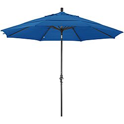 11 foot Fiberglass Pacifica Pacific Blue Crank/tilt Umbrella
