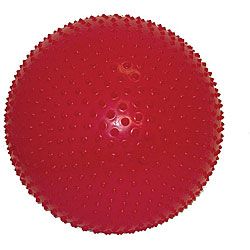 Cando Inflatable 39 inch Red Exercise Sensi ball