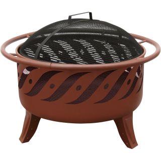 Landmann Firepit with Accessories — Firewave, Georgia Clay, Model# 23171  Firepits   Patio Heaters