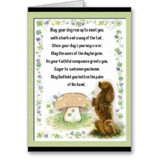 Irish Blessing Of The Dogs Cards