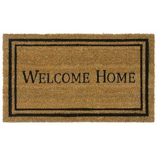 Rubber cal Contemporary Welcome Home Mat (18 X 30)