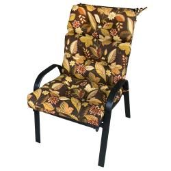 44x22 inch 3 section Outdoor Timberland Floral High Back Chair Cushion