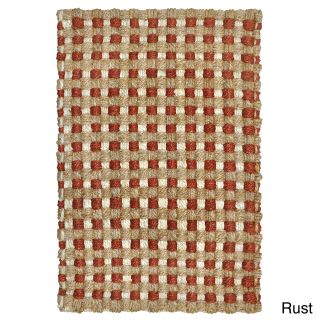 Justin Tricolor Cable Jute Rug (4x6)