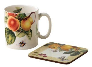 Spode Fruit Haven Mug and Coaster Set Kitchen & Dining