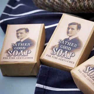 50 handmade soaps for men wedding favours by pippins gift company