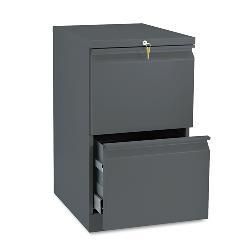 Hon Efficiencies Charcoal 19 inch deep 2 drawer Pedestal File Cabinet