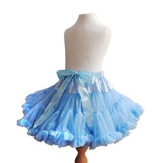 sky blue pettiskirt by candy bows