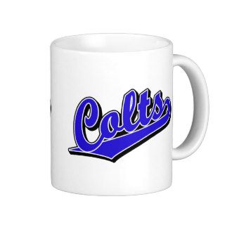 Colts in Blue Mugs