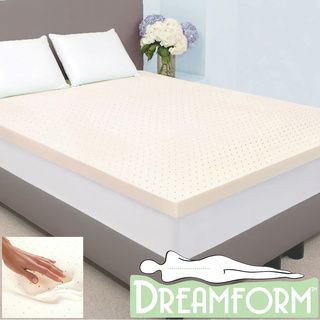 Dream Form Plus Ventilated 2 inch 5 pound High Density Memory Foam Mattress Topper