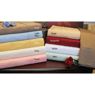 Egyptian Cotton 300 thread count Sateen Queen Waterbed Solid Sheet Set