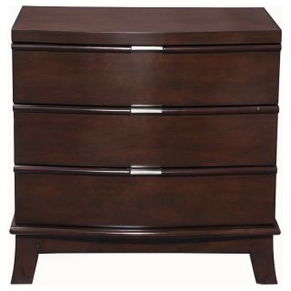 Furniture Of America Furniture Of America Cerali Three drawer Brown Cherry Wood Night Stand Brown Size 3 drawer