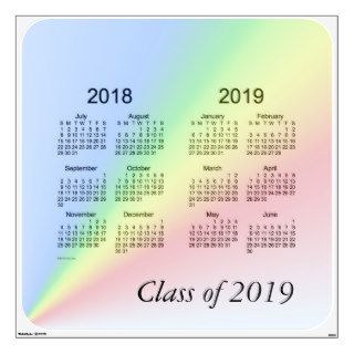 Class of 2019 Wall Calendar by Janz Wall Graphic