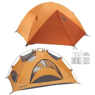 Marmot Limelight 3P Tent with Footprint   3 person Tents 000 Pale Pumpkin/Te  Sports & Outdoors