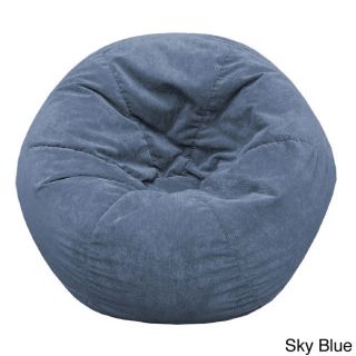 Gold Medal Adult Sueded Corduroy Bean Bag Chair