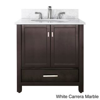 Avanity Modero 36 inch Single Vanity In Espresso Finish With Sink And Top