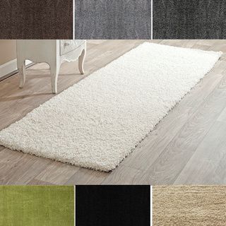 Nuloom Alexa My Soft And Plush Shag Runner (28 X 8)