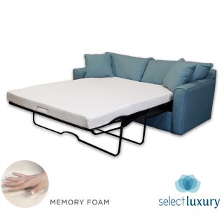 Select Luxury New Life 4.5 inch Twin size Memory Foam Sofa Bed Sleeper Mattress