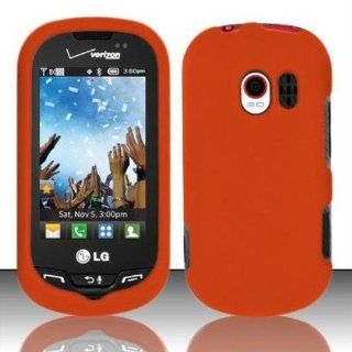 Rubberized Orange for LG LG Extrovert VN271 Cell Phones & Accessories