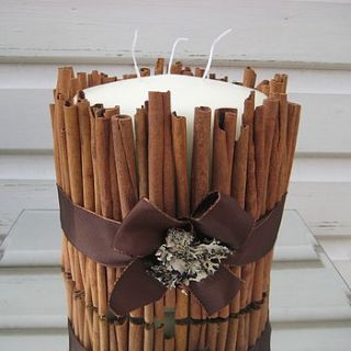 cinnamon candle by amanda austin flowers