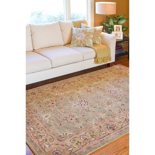 Hand tufted Camelot Collection Oriental Wool Rug (8 X 11)