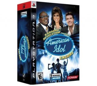 Karaoke Revolution American Idol Encore w/Mic PS3 —