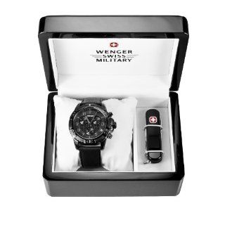 Wenger 66182 Set   Wenger 79264 Men's Special Edition Zurich Carbon Fiber Dial Chronograph Watch and Swiss Army Knife Set Watches