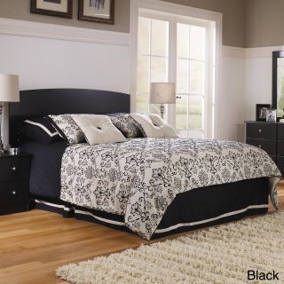 Lang Furniture Lang Furniture Rounded Solid Headboard Black Size Queen