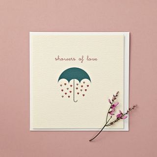 'showers of love' card by bonnie blackbird