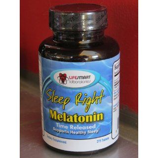 Sleep Right Melatonin 5 mg, 275 pills Time Released Health & Personal Care
