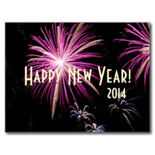2014 Fireworks Calendar  Postcard