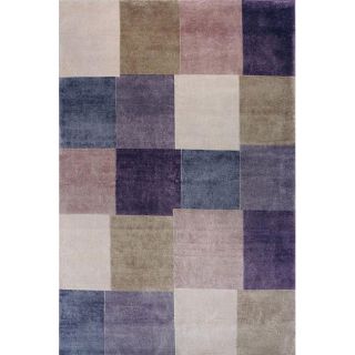 Hand knotted Tuscany Lavender Wool Rug (56 X 86)