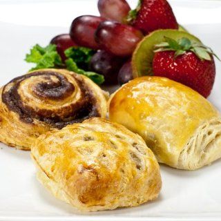 Chocolate, Cinnamon and Apple Danish   1.25 oz, Frozen, Unbaked   1 case   275 count  Packaged Danishes  Grocery & Gourmet Food