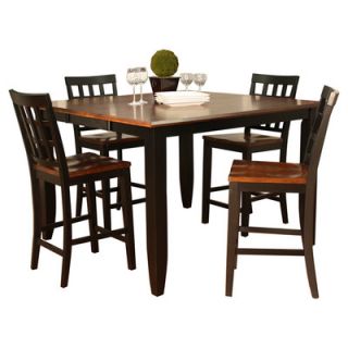 American Heritage Rosetta Butterfly Counter Height Dining Table
