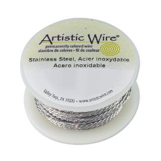 Artistic Jewelry Wire Twisted Stainless Steel 22 Gauge (4 Yards)