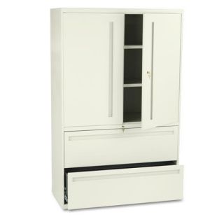 Hon 700 Series 42 inch Two drawer Lateral File Cabinet In Putty