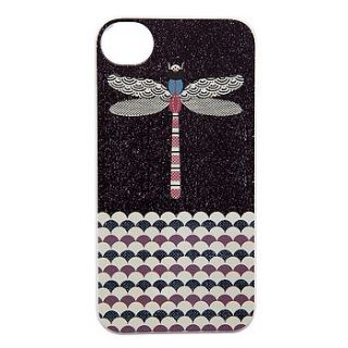 dragonfly design iphone case by edition design shop